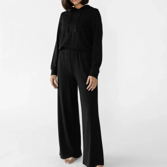 Women's Brushed Bamboo Wide Leg Pull-On Pant - Picture 1 of 4